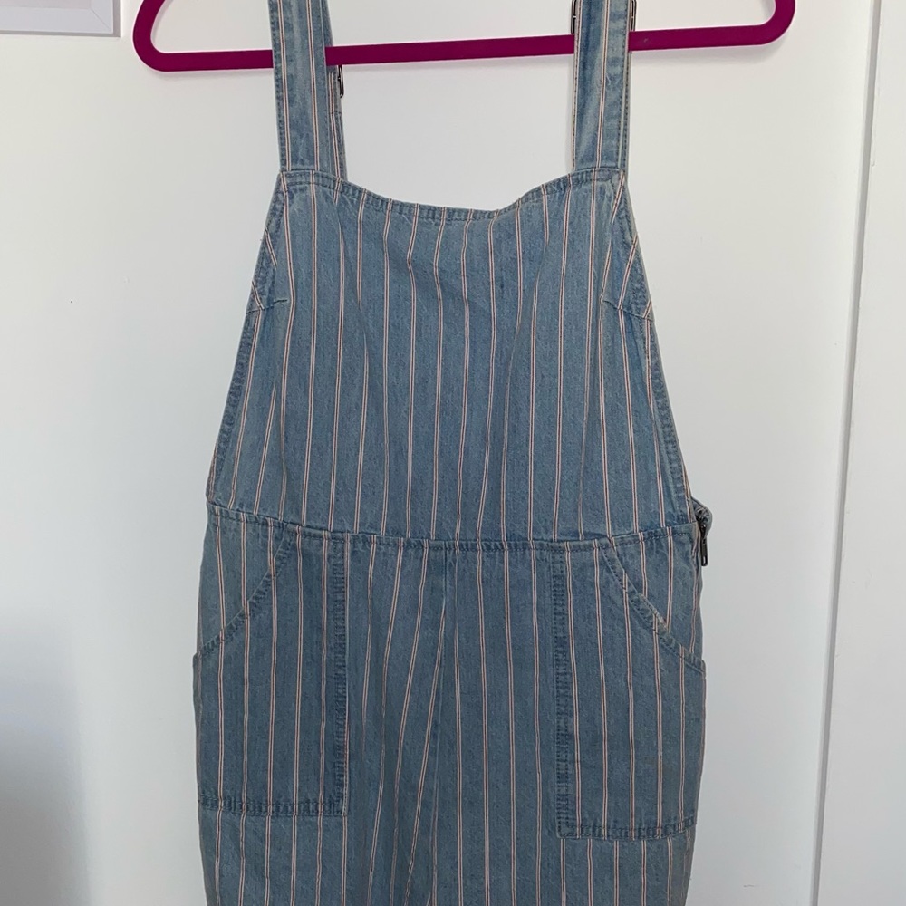 Overall Striped Romper